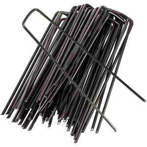 Readcly - Garden Securing Stakes Garden Pins Ground Staples for Securing Weed Control Fabrics, Fleece, Raincoats, Landscape Fabrics(30 Piece,Black) Readcly - Garden Securing Stakes Garden Pins Ground Staples for Securing Weed Control Fabrics, Fleece, Raincoats, Landscape Fabrics(30 Piece,Black)