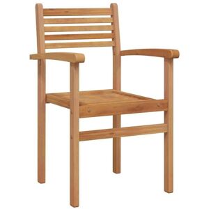 Garden Stacking Chairs 8 pcs Brown 55.5 x 55.5 x 90 cm vidaXL Garden Stacking Chairs 8 pcs Brown 55.5 x 55.5 x 90 cm vidaXL