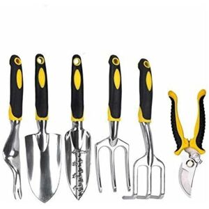 Neige - Garden Tool Set, 6 Piece Heavy Duty Cast Aluminum Alloy Garden Tool Set Neige - Garden Tool Set, 6 Piece Heavy Duty Cast Aluminum Alloy Garden Tool Set