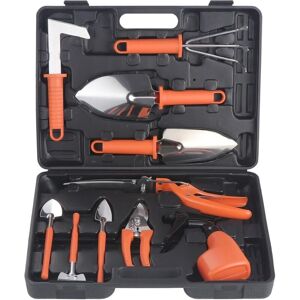 COOCHEER Garden Tool Set, Gardening Tools Set Gardening Tools with Carrying Case, Gifts for Gardening Lovers (Orange) COOCHEER Garden Tool Set, Gardening Tools Set Gardening Tools with Carrying Case, Gifts for Gardening Lovers (Orange)