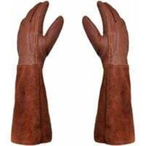 ANPVIZ Gardening Gloves - Pair of Gardening Gloves - Leather Protection - Gardening Gloves for Thorns and Brambles and Work Gloves --Brown--M ANPVIZ Gardening Gloves - Pair of Gardening Gloves - Leather Protection - Gardening Gloves for Thorns and Brambles and Work Gloves --Brown--M
