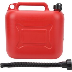 GROOFOO Gas Can 2.6 Gallon 10L Red Flame Retardant abs Fuel Container with Self Venting Spout for Lawn Mower Chain Saw Yard Tool GROOFOO Gas Can 2.6 Gallon 10L Red Flame Retardant abs Fuel Container with Self Venting Spout for Lawn Mower Chain Saw Yard Tool