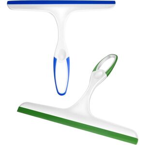AOUGO 2PCS Squeegee, Multi-Purpose Shower Glass Rubber Squeegees, 22 x 27cm Window Glass Cleaner Scraper for Bathroom Mirror Glass Window Floor (Green/Blue) AOUGO 2PCS Squeegee, Multi-Purpose Shower Glass Rubber Squeegees, 22 x 27cm Window Glass Cleaner Scraper for Bathroom Mirror Glass Window Floor (Green/Blue)