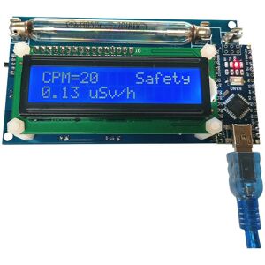 Dewdat - Geiger Counter Kit Module gm Tube usb lcd Display Geiger Counter Part for Nuclear Radiation Detection 380V550V Dewdat - Geiger Counter Kit Module gm Tube usb lcd Display Geiger Counter Part for Nuclear Radiation Detection 380V550V