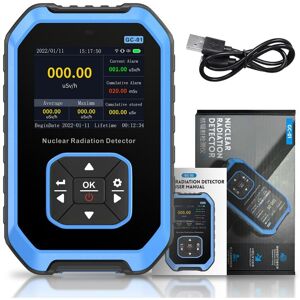 SWEEVT Geiger Counter Nuclear Radiation Detector -Radiation Dosimeter with LCD Display, Portable Handheld Beta Gamma X-ray Rechargeable Radiation Monitor SWEEVT Geiger Counter Nuclear Radiation Detector -Radiation Dosimeter with LCD Display, Portable Handheld Beta Gamma X-ray Rechargeable Radiation Monitor