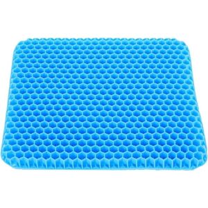 GOTRAYS Gel Seat Cushion, Breathable Gel Seat Cushion, Anti-Decubitus Cushion, Relieves Pressure on the Orthopedic Seat with Non-Slip Cover for GOTRAYS Gel Seat Cushion, Breathable Gel Seat Cushion, Anti-Decubitus Cushion, Relieves Pressure on the Orthopedic Seat with Non-Slip Cover for