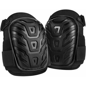 EURITECSA Genouillères professionnelles en gel très résistantes, antidérapantes, avec double sangles et clips réglables, faciles à fixer pour le travail, le EURITECSA Genouillères professionnelles en gel très résistantes, antidérapantes, avec double sangles et clips réglables, faciles à fixer pour le travail, le