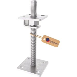 GeZu Impex Adjustable Post Support with Hook 70 x 70 mm Hot Dip Galvanised Height Adjust Holder Elevated Base GeZu Impex Adjustable Post Support with Hook 70 x 70 mm Hot Dip Galvanised Height Adjust Holder Elevated Base