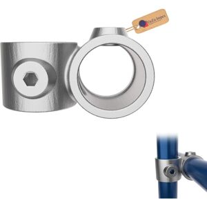 GEZU IMPEX Offset 90° Crossover Clamps Ø 27 mm Hot Dip Galvanised Silver Tube Clamps Crossover Joint 90° Key Clamps Fitting GEZU IMPEX Offset 90° Crossover Clamps Ø 27 mm Hot Dip Galvanised Silver Tube Clamps Crossover Joint 90° Key Clamps Fitting