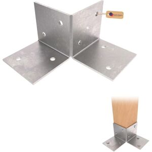 GeZu Impex Pergola Floor Bracket 121 x 121 mm Hot Dip Galvanised Wooden Pergola Kit Floor Plates Ground Fi x ing Floor Support Post Connector Bracket GeZu Impex Pergola Floor Bracket 121 x 121 mm Hot Dip Galvanised Wooden Pergola Kit Floor Plates Ground Fi x ing Floor Support Post Connector Bracket