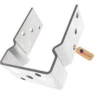 GeZu Impex Post Support U 121 x 150 mm Hot Dip Galvanised brackets deck holder elevated base GeZu Impex Post Support U 121 x 150 mm Hot Dip Galvanised brackets deck holder elevated base