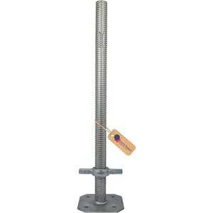 GeZu Impex Scaffold Base Jack 650 x 38 mm Electroplated Height Adjustable Base Leveling Screw Jack GeZu Impex Scaffold Base Jack 650 x 38 mm Electroplated Height Adjustable Base Leveling Screw Jack