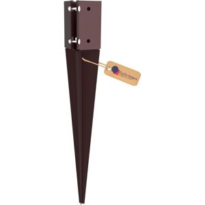 GeZu Impex Swift Clamp Drive In Post Support 100 x 100 x 750 mm Powder Coated Ground Spike Anchor Fence Post Holder Drive Down Spike Clamp GeZu Impex Swift Clamp Drive In Post Support 100 x 100 x 750 mm Powder Coated Ground Spike Anchor Fence Post Holder Drive Down Spike Clamp