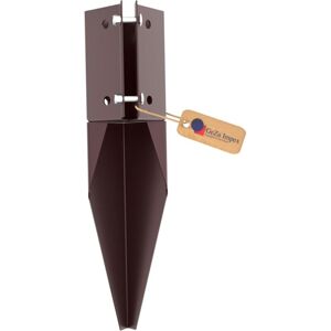 GeZu Impex Swift Clamp Repair Spur 75 x 75 mm Powder Coated Fence Post Repair Spur Post Support Drive in Metal Repair Spike GeZu Impex Swift Clamp Repair Spur 75 x 75 mm Powder Coated Fence Post Repair Spur Post Support Drive in Metal Repair Spike