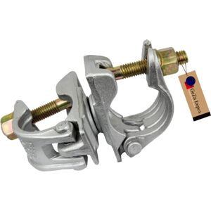 GeZu Impex Swivel Coupler 48 x 48 mm Electroplated Clamp for Scaffolding Steel Pipe Construction Tubes Rotary Coupling GeZu Impex Swivel Coupler 48 x 48 mm Electroplated Clamp for Scaffolding Steel Pipe Construction Tubes Rotary Coupling