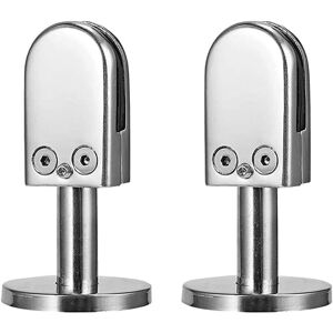 IKODM Glass Clamp for Staircase, 2 Pieces Glass Clamp 6-8mm, 304 Stainless Steel Glass Clamp, Glass Clamps for Balustrade, with Bottom Support Column, IKODM Glass Clamp for Staircase, 2 Pieces Glass Clamp 6-8mm, 304 Stainless Steel Glass Clamp, Glass Clamps for Balustrade, with Bottom Support Column,