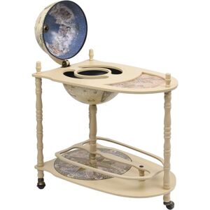 Freestanding Globe Bar Wind Stand Eucalyptus Wood Green vidaXL Freestanding Globe Bar Wind Stand Eucalyptus Wood Green vidaXL