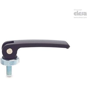 ELESA GN 927 Cam levers Zinc alloy Threaded screw GN 927-101-M8-50-B-B ELESA GN 927 Cam levers Zinc alloy Threaded screw GN 927-101-M8-50-B-B