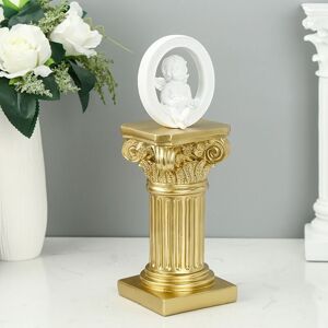 Tlily - Gold Roman Pillar Resin Statues Room Crafts Furnishings Tlily - Gold Roman Pillar Resin Statues Room Crafts Furnishings