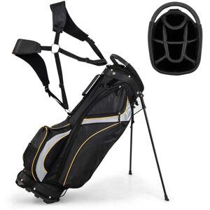 COSTWAY Golf Stand Bag 8-way Divider Portable Lightweight Golf Carry Bag Travel Golf Bag COSTWAY Golf Stand Bag 8-way Divider Portable Lightweight Golf Carry Bag Travel Golf Bag