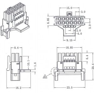 TLILY Gpu RTX4090 RTX4080 Series 16AWG 4X8Pin pci-e to 16Pin (12+4) 5.0 12VHPWR Connector 90-Degree Elbow TLILY Gpu RTX4090 RTX4080 Series 16AWG 4X8Pin pci-e to 16Pin (12+4) 5.0 12VHPWR Connector 90-Degree Elbow