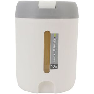 Groofoo - Grain Storage Container Light Grey 10kg 22lb Large Capacity Press Lid Damp Proof Airtight Thickened Plastic Dust Proof Rice Storage Bin Groofoo - Grain Storage Container Light Grey 10kg 22lb Large Capacity Press Lid Damp Proof Airtight Thickened Plastic Dust Proof Rice Storage Bin