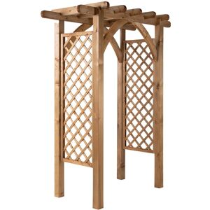 Woodshaw Grand Wooden Square Top Garden Arch Pergola Plant Support Trellis Woodshaw Grand Wooden Square Top Garden Arch Pergola Plant Support Trellis