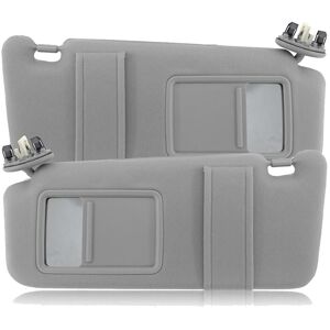 Tlily - Gray Car Sun Visor Shade Pair Left & Right Side for Toyota Camry 2007-2011 with Sunroof and Lights Tlily - Gray Car Sun Visor Shade Pair Left & Right Side for Toyota Camry 2007-2011 with Sunroof and Lights