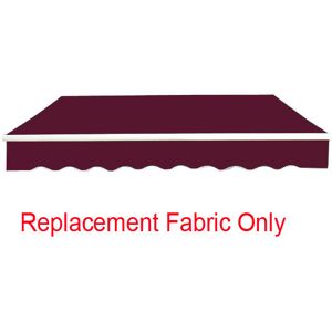 Green Bay - Greenbay 2.5x2m Garden Awning Replacement Fabric Top Cover Front Valance Wine Red Green Bay - Greenbay 2.5x2m Garden Awning Replacement Fabric Top Cover Front Valance Wine Red