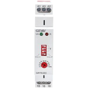 Tlily - GRT8-EC 10A Dual Function Timer Relay on Delay or Off AC230V Time Tlily - GRT8-EC 10A Dual Function Timer Relay on Delay or Off AC230V Time
