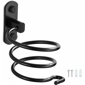 WOIYIC Hair Dryer Holder Aluminum Wall Mounted Hair Dryer Holder Cable Holder for Kitchen Bathroom Bathroom Accessories(Black) WOIYIC Hair Dryer Holder Aluminum Wall Mounted Hair Dryer Holder Cable Holder for Kitchen Bathroom Bathroom Accessories(Black)