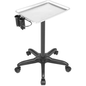 CNCEST Hairdresser Work Trolley, Beauty Trolley On Wheels Hairdressing Trolley Salon Spa Rolling Service Tray Versatile Mobile Trolley, Adjustable Height, CNCEST Hairdresser Work Trolley, Beauty Trolley On Wheels Hairdressing Trolley Salon Spa Rolling Service Tray Versatile Mobile Trolley, Adjustable Height,
