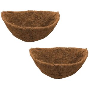 TLILY Half Round Liner,Half Circle Wall Planter Fiber Replacement Liners for Hanging Baskets 2Pack 14 Inch TLILY Half Round Liner,Half Circle Wall Planter Fiber Replacement Liners for Hanging Baskets 2Pack 14 Inch
