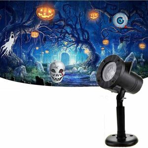 HOOPZI Halloween Projector Lights Waterproof Led Landscape Lamp Christmas Decorations 12 Replaceable Lens Moving Snowflake Spotlight Star Shower Indoor HOOPZI Halloween Projector Lights Waterproof Led Landscape Lamp Christmas Decorations 12 Replaceable Lens Moving Snowflake Spotlight Star Shower Indoor