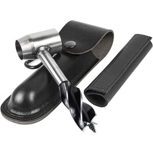 TINOR Hand Drill for Woodworking, Manual Survival Drill with Leather Case, Manual Auger Bushcraft Tools, Camping Punch Tool Wood Drill Outdoor Hand Drill TINOR Hand Drill for Woodworking, Manual Survival Drill with Leather Case, Manual Auger Bushcraft Tools, Camping Punch Tool Wood Drill Outdoor Hand Drill