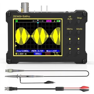 TLILY Handheld Digital Oscilloscope Built-in Function Generator,40MSa/S Sampling Rate,18MHz Bandwidth,Supports PWM,Persistence TLILY Handheld Digital Oscilloscope Built-in Function Generator,40MSa/S Sampling Rate,18MHz Bandwidth,Supports PWM,Persistence