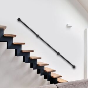 Cncest - Handrails for Stairs Handrail 8ft Outdoor Handrail Anti-Rust for Bathrooms, Staircases, Villas, Lofts Cncest - Handrails for Stairs Handrail 8ft Outdoor Handrail Anti-Rust for Bathrooms, Staircases, Villas, Lofts