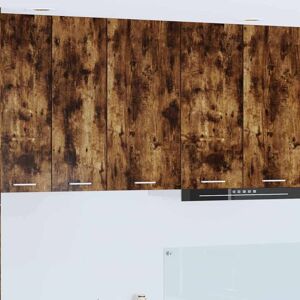 Hanging Cabinet with Door Smoked Oak and White 40 x 31 x 80 cm vidaXL Hanging Cabinet with Door Smoked Oak and White 40 x 31 x 80 cm vidaXL