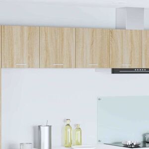 Hanging Cabinet Sonoma Oak 80 x 31 x 40 cm Engineered Wood vidaXL Hanging Cabinet Sonoma Oak 80 x 31 x 40 cm Engineered Wood vidaXL
