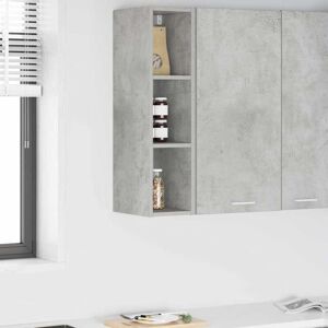 Hanging Cabinet Concrete Grey 20 x 29.5 x 80 cm Engineered Wood vidaXL Hanging Cabinet Concrete Grey 20 x 29.5 x 80 cm Engineered Wood vidaXL
