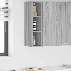 Hanging Cabinet Grey Sonoma 20 x 29.5 x 80 cm Engineered Wood vidaXL Hanging Cabinet Grey Sonoma 20 x 29.5 x 80 cm Engineered Wood vidaXL