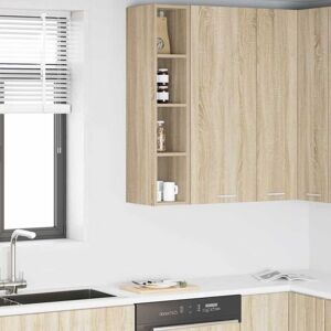 Hanging Cabinet Sonoma Oak 20 x 29.5 x 100 cm Engineered Wood vidaXL Hanging Cabinet Sonoma Oak 20 x 29.5 x 100 cm Engineered Wood vidaXL