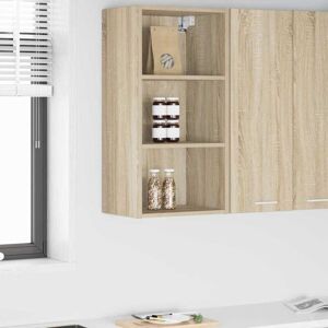 Hanging Cabinet Sonoma Oak 40 x 29.5 x 80 cm Engineered Wood vidaXL Hanging Cabinet Sonoma Oak 40 x 29.5 x 80 cm Engineered Wood vidaXL