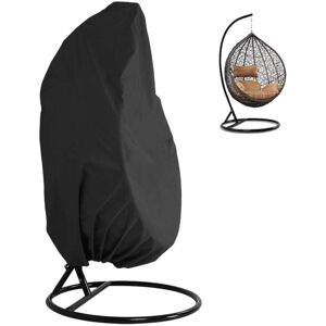 WOIYIC Hanging Chair Cover 210D Oxford Waterproof Weatherproof Protective Cover with Zipper Black 190 x 115 cm WOIYIC Hanging Chair Cover 210D Oxford Waterproof Weatherproof Protective Cover with Zipper Black 190 x 115 cm