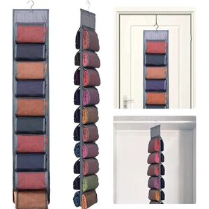 LINGHHANG Hanging Handbag Organizer, 2 Pack 40 Pockets Dustproof Storage Bag for Wardrobe Closet Space Saving Storage System Washable (Grey) LINGHHANG Hanging Handbag Organizer, 2 Pack 40 Pockets Dustproof Storage Bag for Wardrobe Closet Space Saving Storage System Washable (Grey)