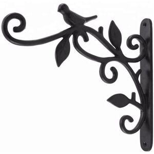 Tlily - Hanging Plant Hook Cast Iron Flower Basket Hooks Bracket Hanger for Bird Feeder Lantern Planters Pots Wind Chimes Tlily - Hanging Plant Hook Cast Iron Flower Basket Hooks Bracket Hanger for Bird Feeder Lantern Planters Pots Wind Chimes