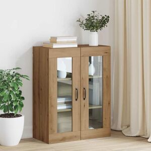 Hanging Wall Cabinet Brown 69.5 x 34 x 90 cm Engineered wood Vidaxl Hanging Wall Cabinet Brown 69.5 x 34 x 90 cm Engineered wood Vidaxl