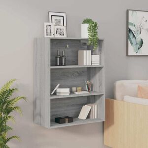 Hanging Wall Cabinet Grey Sonoma 69.5x32.5x90 cm Vidaxl Hanging Wall Cabinet Grey Sonoma 69.5x32.5x90 cm Vidaxl