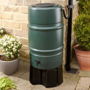 Water Butts Direct - Harcostar 227L Water Butt with Stand and Diverter Water Butts Direct - Harcostar 227L Water Butt with Stand and Diverter