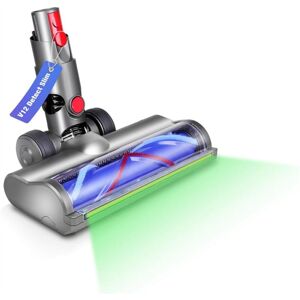 TLILY Head Replacement Parts for V12 Detect Slim Vaccum Cleaner, V10 Digital Cleaner with Green LED Lights TLILY Head Replacement Parts for V12 Detect Slim Vaccum Cleaner, V10 Digital Cleaner with Green LED Lights